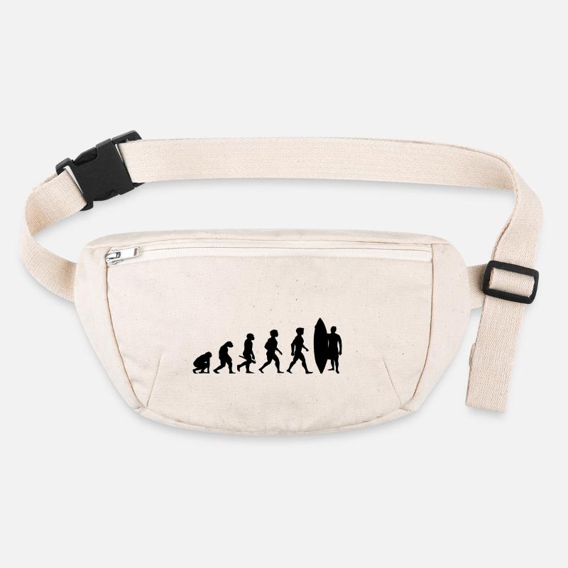 Evolution Surfing Surfer Surfboard Wellenreiten Stanley/Stella recycelte Gürteltasche