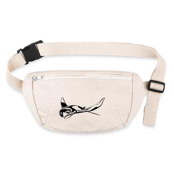 Manta Rochen - Stanley/Stella recycelte Gürteltasche - Naturweiß - Vorne