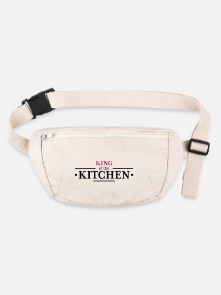 King of the Kitchen - Stanley/Stella recycelte Gürteltasche - Naturweiß - Vorne