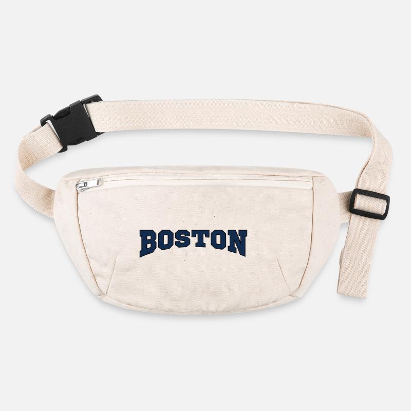 Boston Block Font Logo Stanley/Stella recycled Hip Bag 