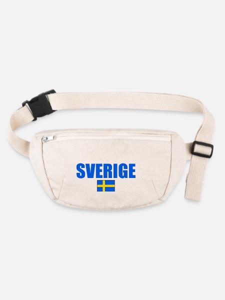 Sverige - Sac banane recyclé Stanley/Stella - blanc naturel - Devant
