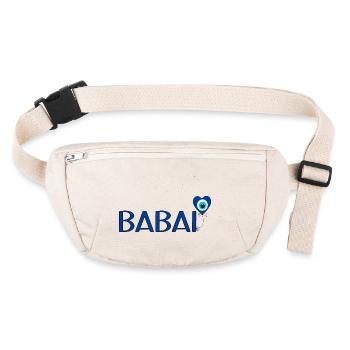 Babai Nazar Ballon - Sac banane recyclé Stanley/Stella - blanc naturel - Devant