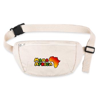 Africa - Afrika - Afrique - Mama Africa - Stanley/Stella recycelte Gürteltasche - Naturweiß - Vorne