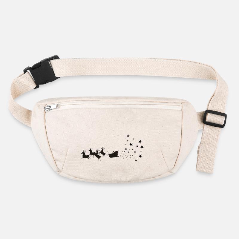 Renne Saint-Nicolas Père Noël Sac banane recyclé Stanley/Stella