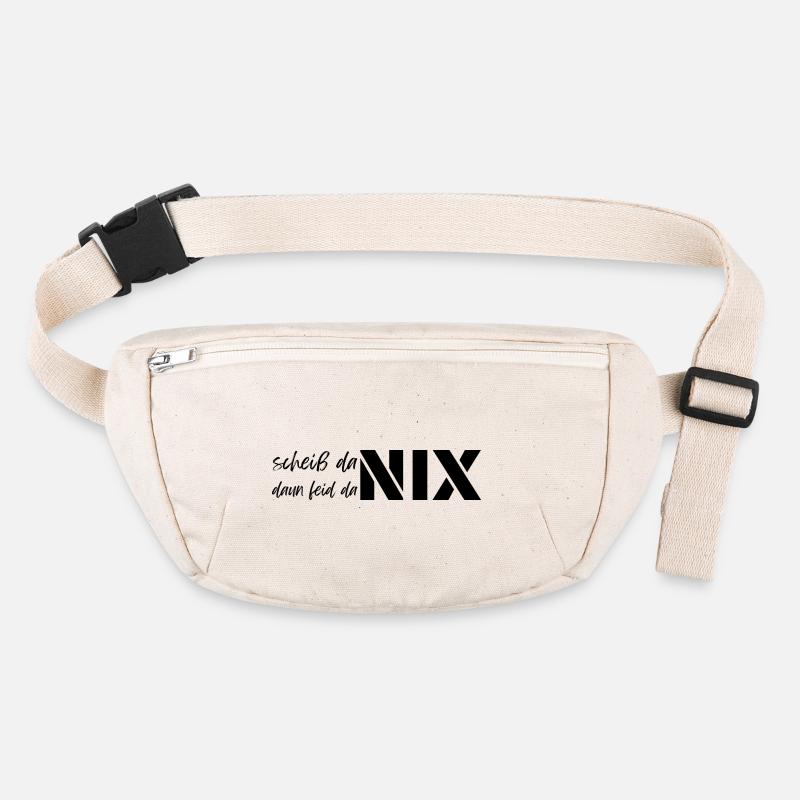 scheiß da nix daun feid da nix, dialect motto Stanley/Stella recycled Hip Bag 