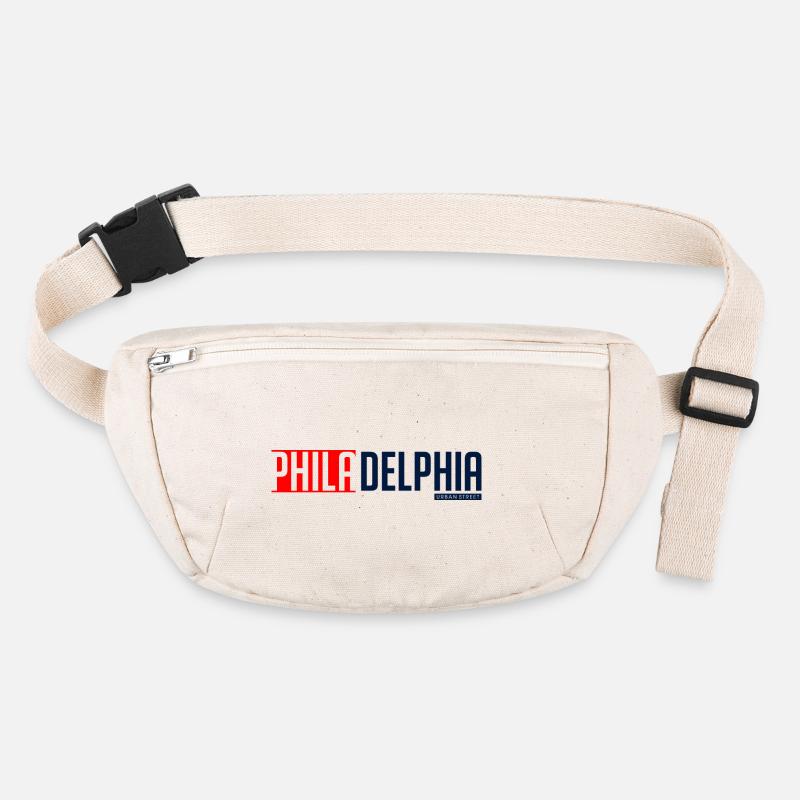 Philadelphia Skyline Silhouette Design Stanley/Stella recycelte Gürteltasche