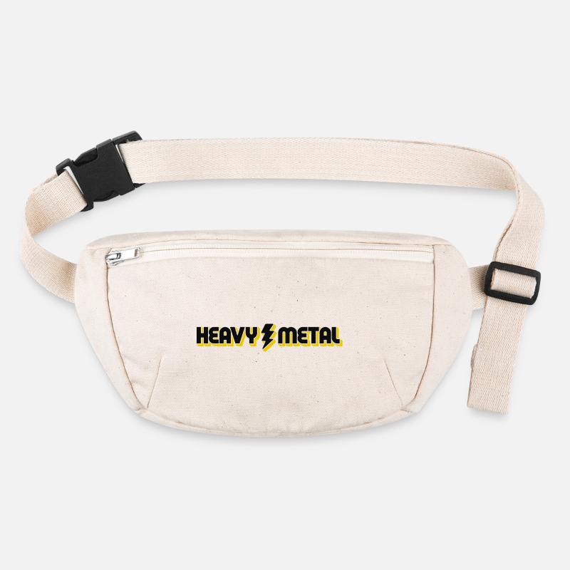 Heavy Metal Lightning Bolt Text Logo Stanley/Stella recycled Hip Bag 