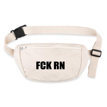 Fck rn - Sac banane recyclé Stanley/Stella - blanc naturel - Devant