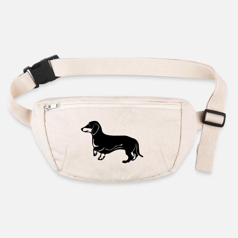 dachshund dog Stanley/Stella recycled Hip Bag 