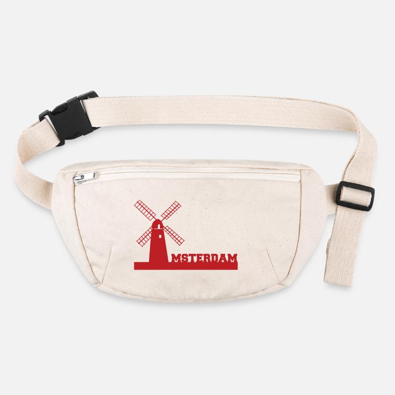 Amsterdam - Hollande - Pays-Bas - Cadeau Sac banane recyclé Stanley/Stella