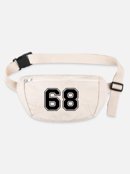 68 - Stanley/Stella recycelte Gürteltasche - Naturweiß - Vorne