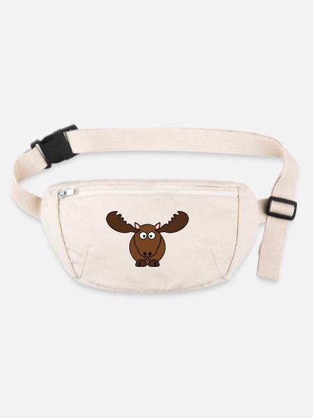 Moose - Stanley/Stella recycled Hip Bag  - natural - Front