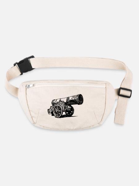 cannon - Stanley/Stella recycled Hip Bag  - natural - Front