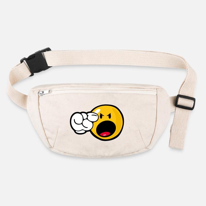 Smiley Angry Stanley/Stella recycelte Gürteltasche