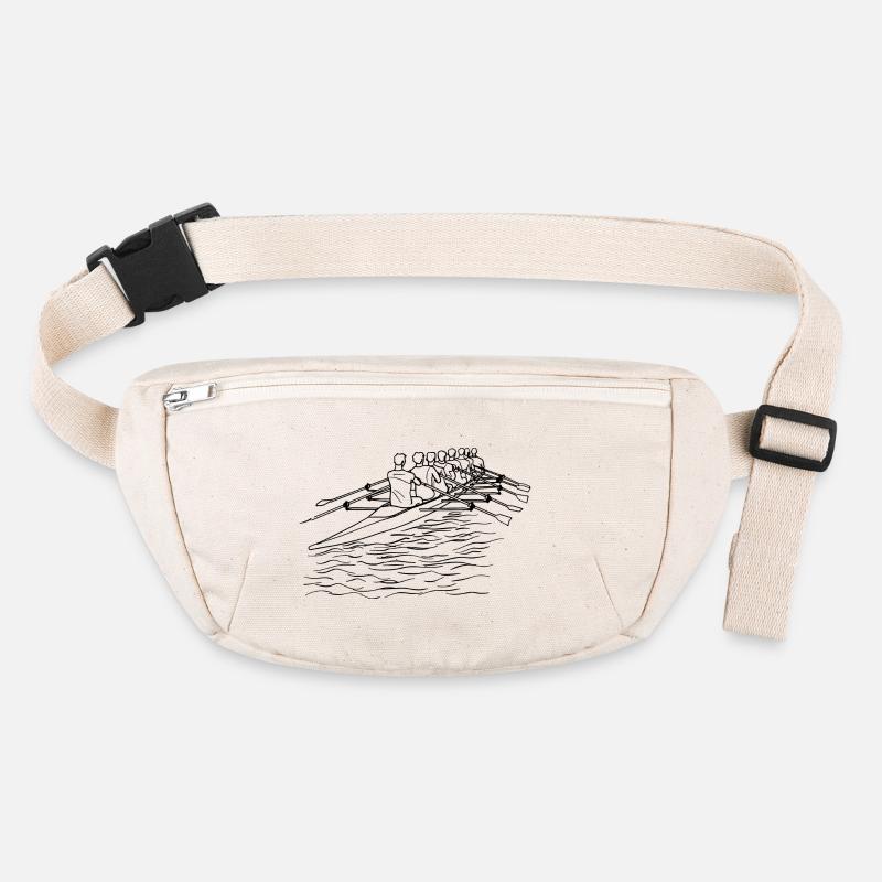 Rudermannschaft Line Art Stanley/Stella recycelte Gürteltasche