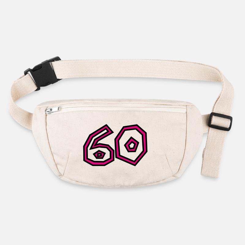 60. 60 YEARS. 60th ANNIVERSARY. 60TH BIRTHDAY. Stanley/Stella recycled Hip Bag 