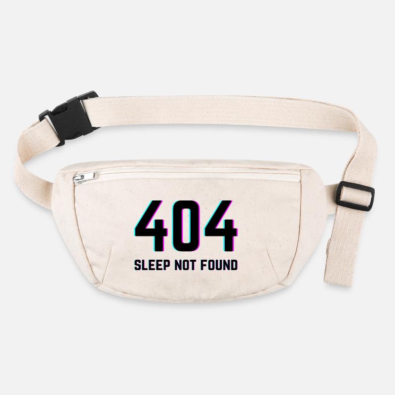404 Sleep Not Found Stanley/Stella recycled Hip Bag 