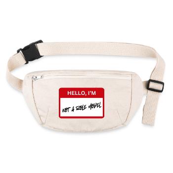 No Role Model - Stanley/Stella recycled Hip Bag  - natural - Front