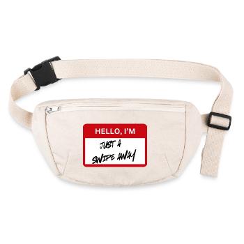 Swipe Away - Stanley/Stella recycled Hip Bag  - natural - Front