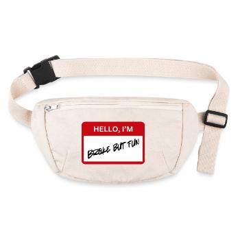 Broke but Fun - Stanley/Stella recycled Hip Bag  - natural - Front