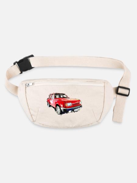 DDR Oldtimer - Stanley/Stella recycelte Gürteltasche - Naturweiß