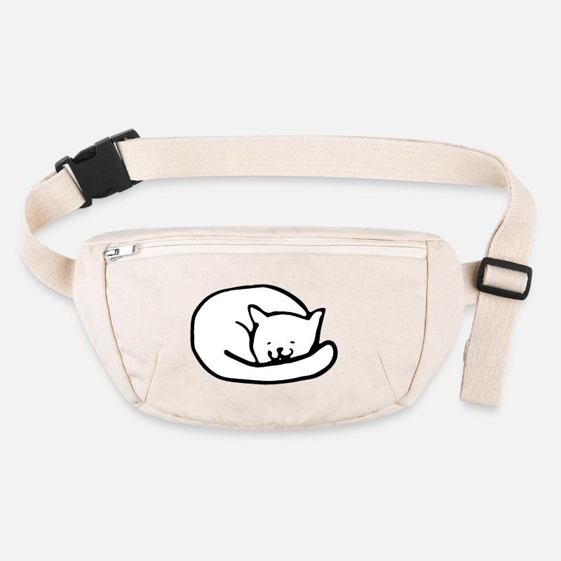 Cute cat Stanley/Stella recycled Hip Bag 