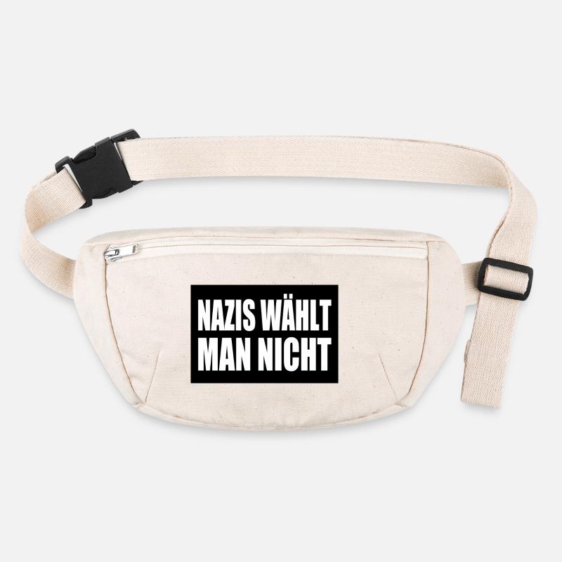 nazis wählt man nicht Stanley/Stella recycelte Gürteltasche