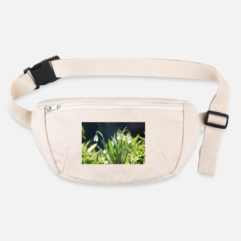 perce-neige printemps floraison design Sac banane recyclé Stanley/Stella