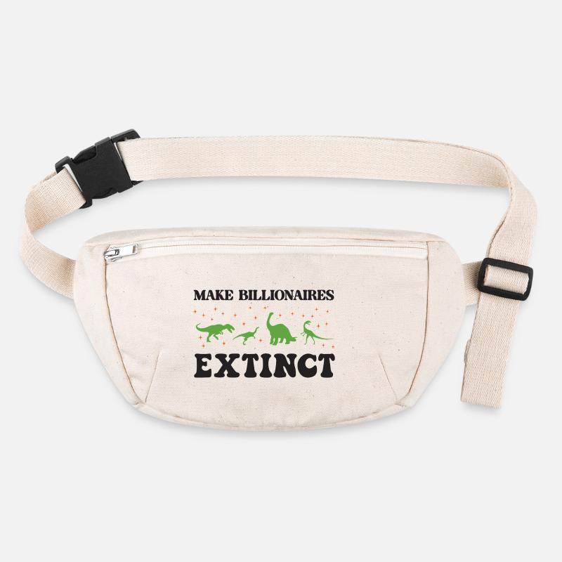 Make Billionaires Extinct Stanley/Stella recycled Hip Bag 