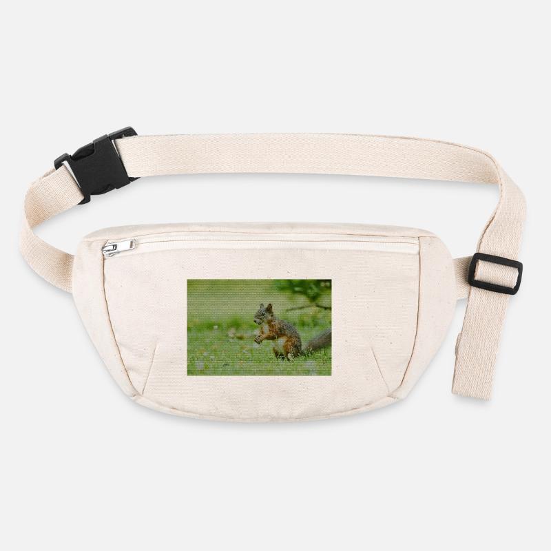 Motif de forêt d’écureuil Sac banane recyclé Stanley/Stella
