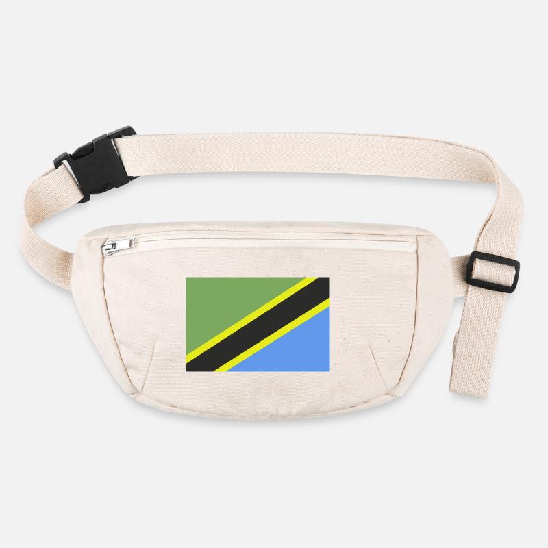 Tansania-Flagge Stanley/Stella recycelte Gürteltasche