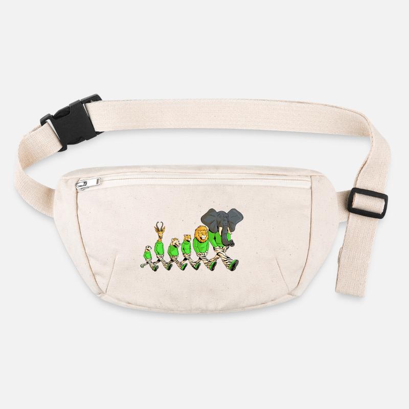 Savannah animals on a walk Stanley/Stella recycled Hip Bag 