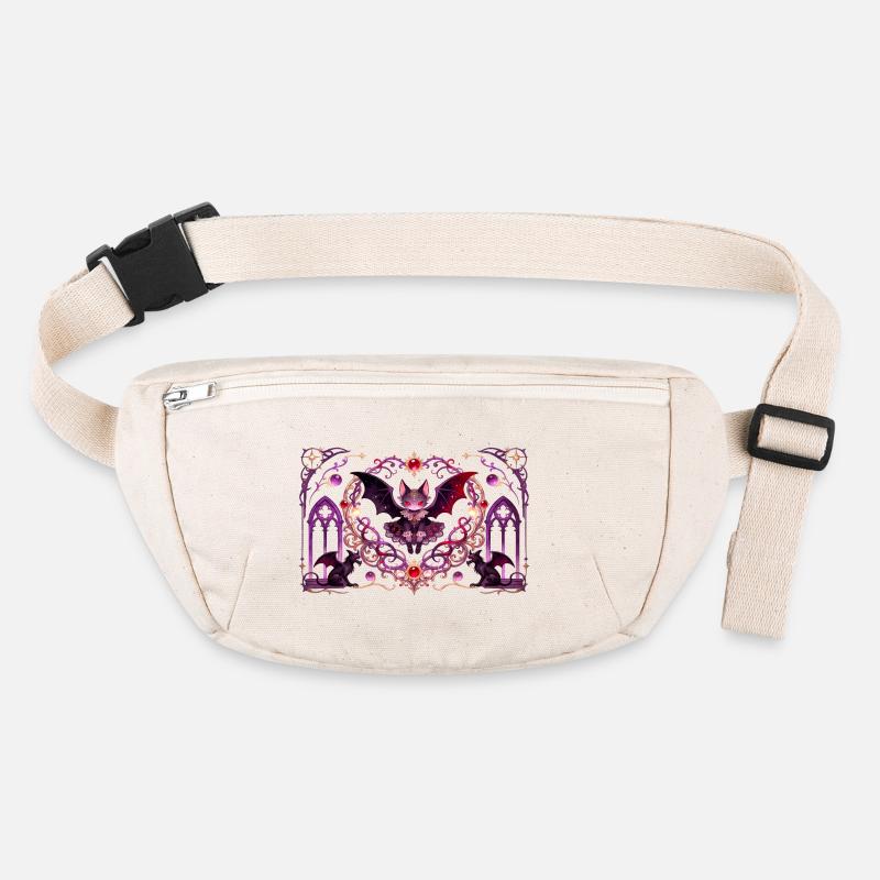 Gothic Vampire Cat Dark Fantasy Witchy Design Stanley/Stella recycled Hip Bag 