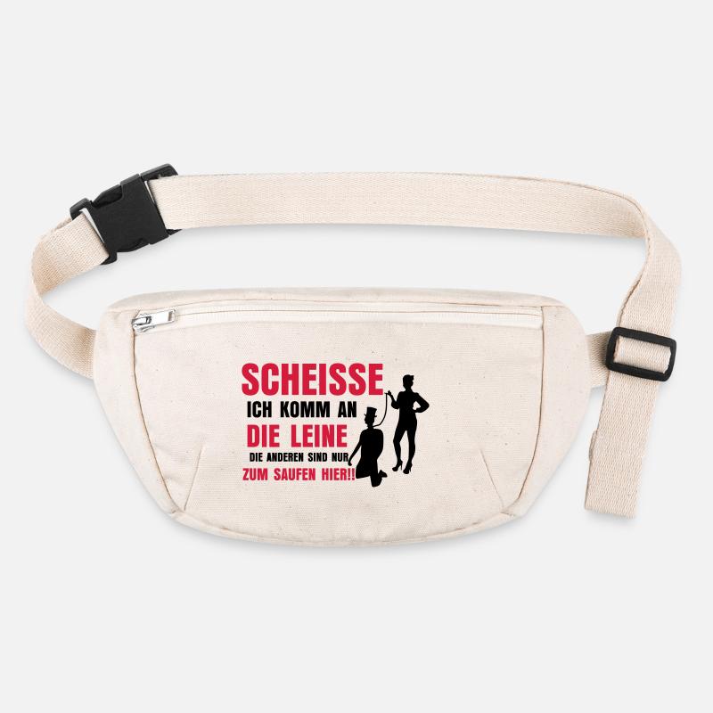 SCHEISSE ICH KOMM AN DIE Stanley/Stella recycelte Gürteltasche