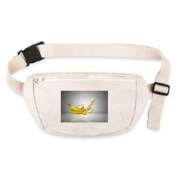 floating banana - Stanley/Stella recycled Hip Bag  - natural - Front