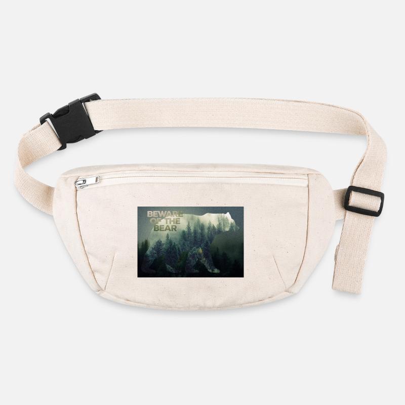 Affiche des ours sauvages Sac banane recyclé Stanley/Stella