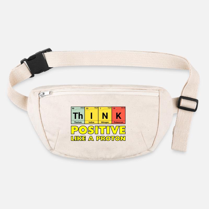 Denke Positiv, wie ein Proton Stanley/Stella recycelte Gürteltasche