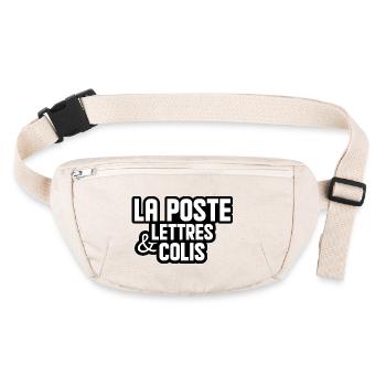 la poste lettre et colis - Sac banane recyclé Stanley/Stella - blanc naturel - Devant