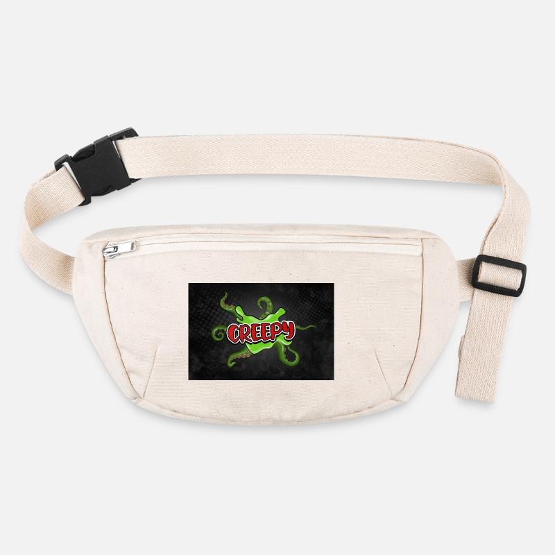 Creepy Halloween Comic Style Graffiti Lettering Stanley/Stella recycled Hip Bag 