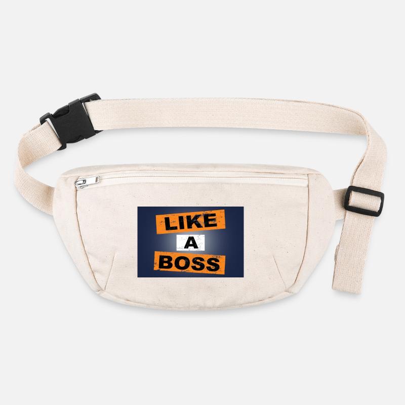 Turn the Page saying lettering Stanley/Stella recycled Hip Bag 
