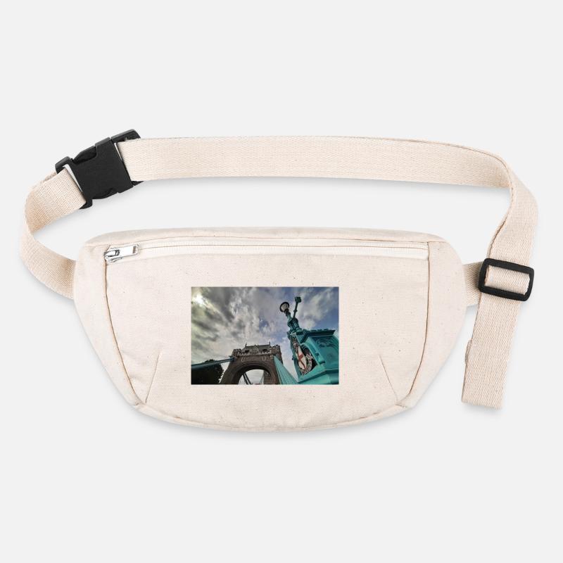 Tower bridge London with cloudy sky Stanley/Stella recycled Hip Bag 