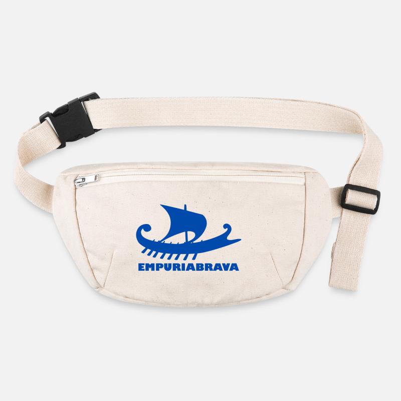 Ship Empuriabrava Font Blue Stanley/Stella recycled Hip Bag 