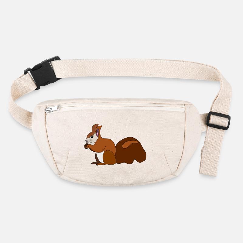 Écureuil avec noix Sac banane recyclé Stanley/Stella