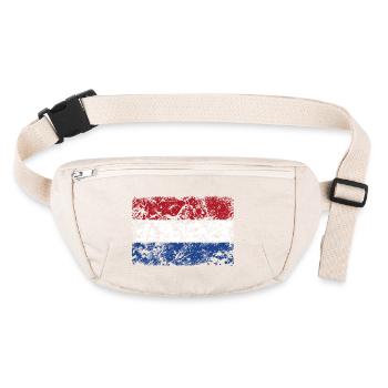 Drapeau des Pays-Bas - Sac banane recyclé Stanley/Stella - blanc naturel - Devant