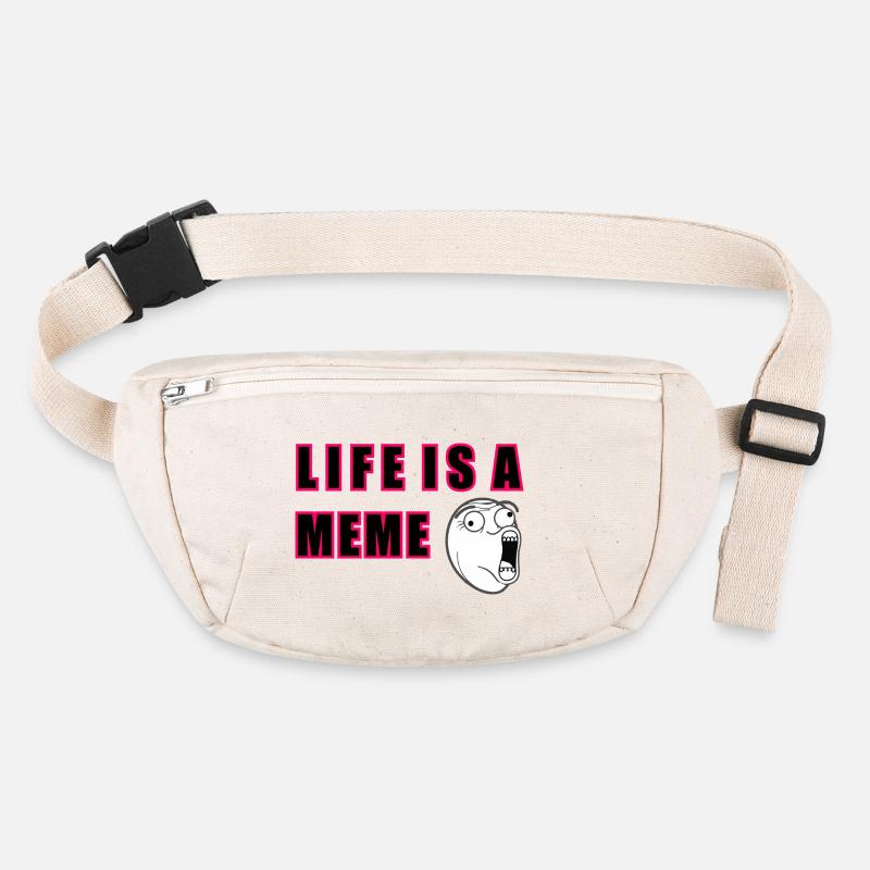 Das Leben ist ein Meme Stanley/Stella recycelte Gürteltasche