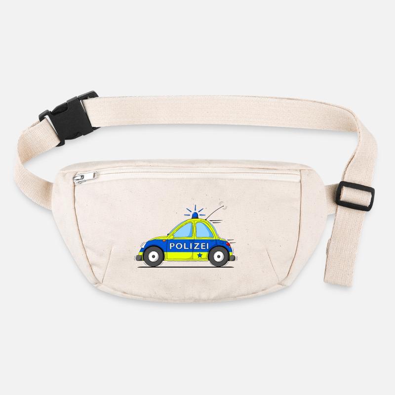 Polizeiauto Blau Gelb Stanley/Stella recycelte Gürteltasche