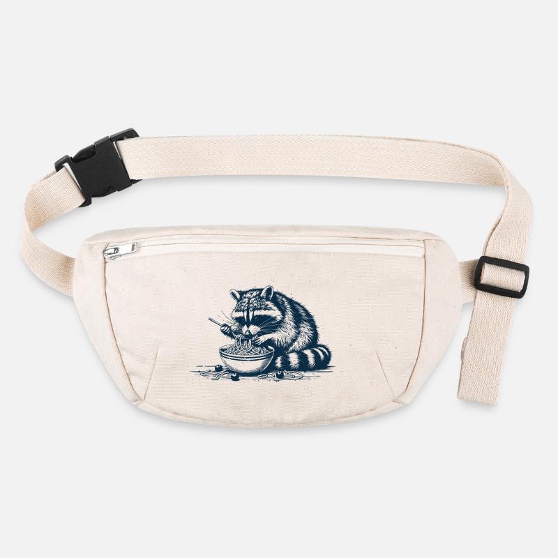 Spaghetti Waschbär Stanley/Stella recycelte Gürteltasche