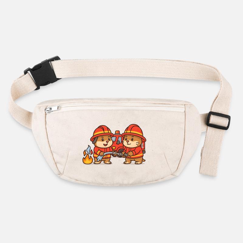 Firefighter hamsters Stanley/Stella recycled Hip Bag 