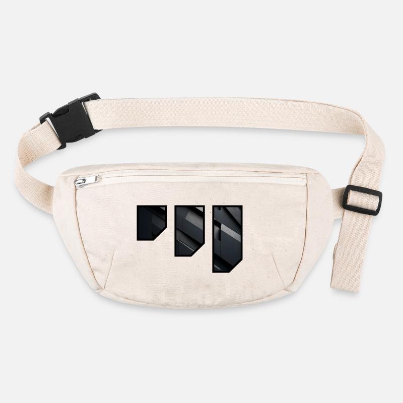 Geometric Dark Facade Pattern Stanley/Stella recycled Hip Bag 