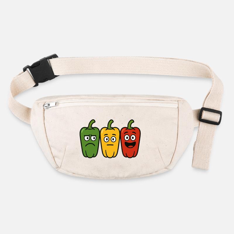 Stimmungsvolle Paprika Stanley/Stella recycelte Gürteltasche